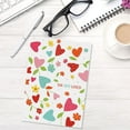 thumbnail image 7 of Faith Hearts & Blossoms Valentine Greeting Cards - Set of 8 (4 designs), Large 5" x 7", Religious Valentines Cards with Scripture, 7 of 7