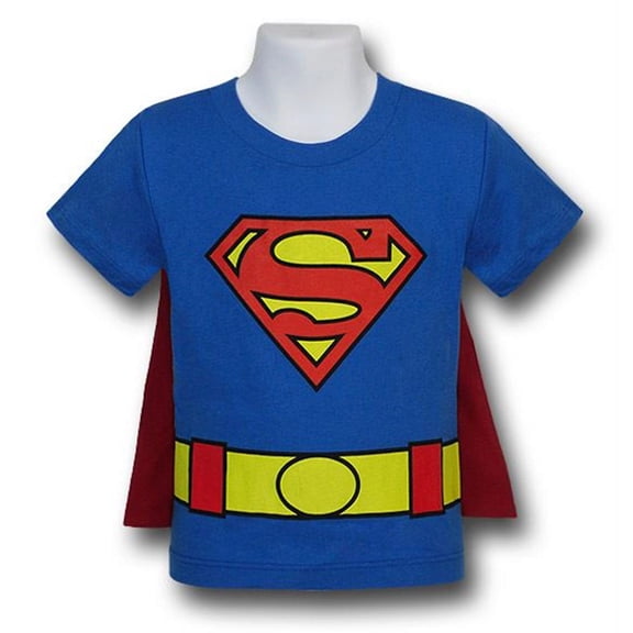 Toddler Baby Boys Costume T-Shirt with Cape