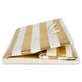 thumbnail image 2 of Papelera de almacenamiento DII, duradera, tejida a rayas, plegable, 16 x 16 cm, 2 of 6