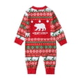 thumbnail image 2 of TheFound Baby Jumpsuits Romper,Christmas White Bear Print Long Sleeve Button Round Neck Jumpsuits, 2 of 9