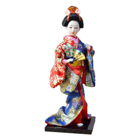 deevoka Ethnic Japanese Geisha Dolls Asian Geisha Doll Oriental Doll Popular Kimono Doll D