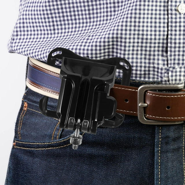 IFANLANDOR Support de Sangle pour Caméra Ceinture en Plastique Noir 1Ensemble pour Activités Extérieures