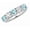 Aquamarine, variant on 1-7 Carat Round Platinum Natural Gemstone and Diamond Wedding Band (AAAA Heirloom Quality) Emerald 1 Carat Size: 8