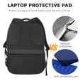 thumbnail image 3 of Smicure Travel carry on Backpack Laptop Business 19 Inch Business Anti Theft Slim Sturdy College School Computer Bag.Black, 3 of 8