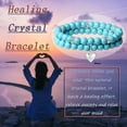 thumbnail image 6 of Monebena 2Pcs Heart Bracelet for Women 8mm Crystal Bracelets Gifts Healing Crystal Bracelets Love Charm Bracelet for Women Natural Stone Stretchable Jewelry Birthday Beaded Bracelet Gift for Women, 6 of 14