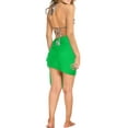 thumbnail image 3 of HAPPY BAY Women's Beach Wrap Bikini Swimwear Cover up Skirt Summer Wraps Beachwear Sarong Coverups Swimsuits for Women One Size Short Shamrock Green_S924, 3 of 5