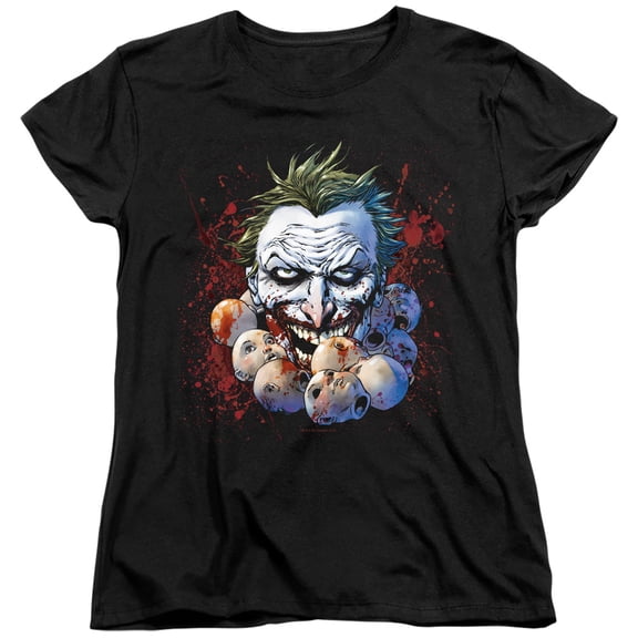 JLA Justice League Doll HeadS/S S Women's T-Shirt Black