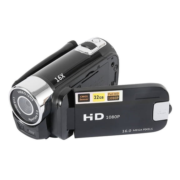 Pluokvzr Full HD 1080P 16MP 16X ZOOM Digital Video Camcorder Camera DV Video Camera DVR