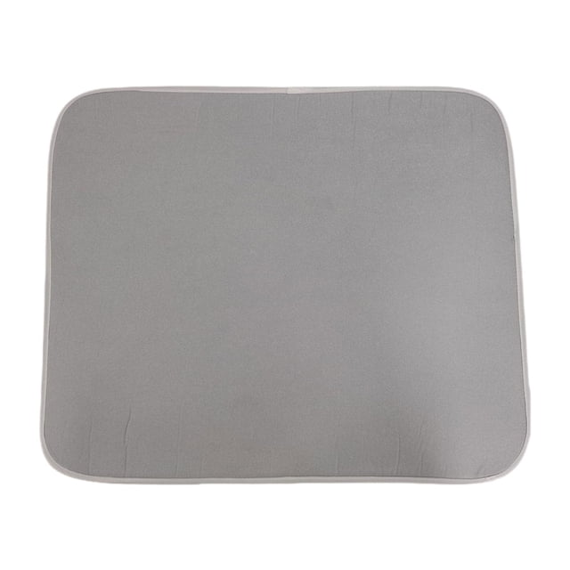 Almohadilla para tabla de planchar, alfombrilla para planchar, portátil, resistente al calor, almohadilla para ropa que ahorra espacio, almohadilla Plata