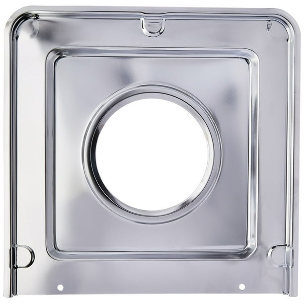 Range Kleen SGP401 Style J ChromePlated Square Drip Pan, 9.125 x 9.3125 Inches