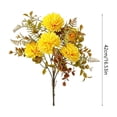 thumbnail image 3 of Mrzvby Fall Decoration and Home Decor,Thanksgiving Simulated Dahlias Individual Bouquet Plastic Simulated Chrysanthemum Thanksgiving Table Vase Flower Arrangement Decoration, 3 of 6
