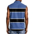 thumbnail image 4 of Men's Casual Pocket Button Collar Sleeveless Vest, 4 of 6
