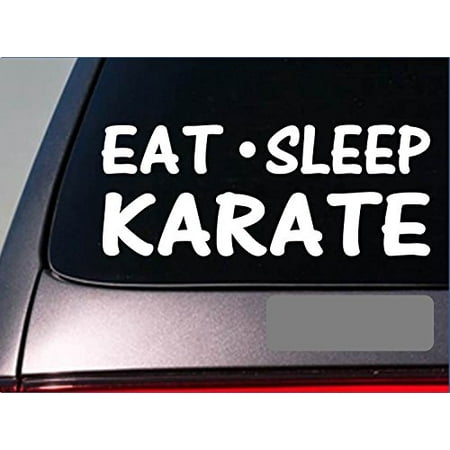 Eat Sleep Karate Sticker *G927* 8