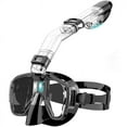 thumbnail image 2 of 2X Snorkel Mask Foldable Diving Mask Set with Dry and Camera Mount,Black, 2 of 8