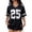 Black, variant on Women's 2026 Fan Soccer Jersey Unisex Casual Printed Crew Neck Short Sleeve Loose Fit Sports Sublimated Football Fashion Top Size L
