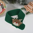 thumbnail image 6 of AuroraX Cute Christmas Scarf Classic Knit Small Green Scarf Soft Thick Warm Luxurious Wrap for Cat,Dog Pet, 6 of 6