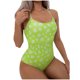 thumbnail image 5 of Augper Ladies Fashion Flower Print Tight Fitting Elastic Hollow Out Sexy Women's One-piece Swimsuit, 5 of 9