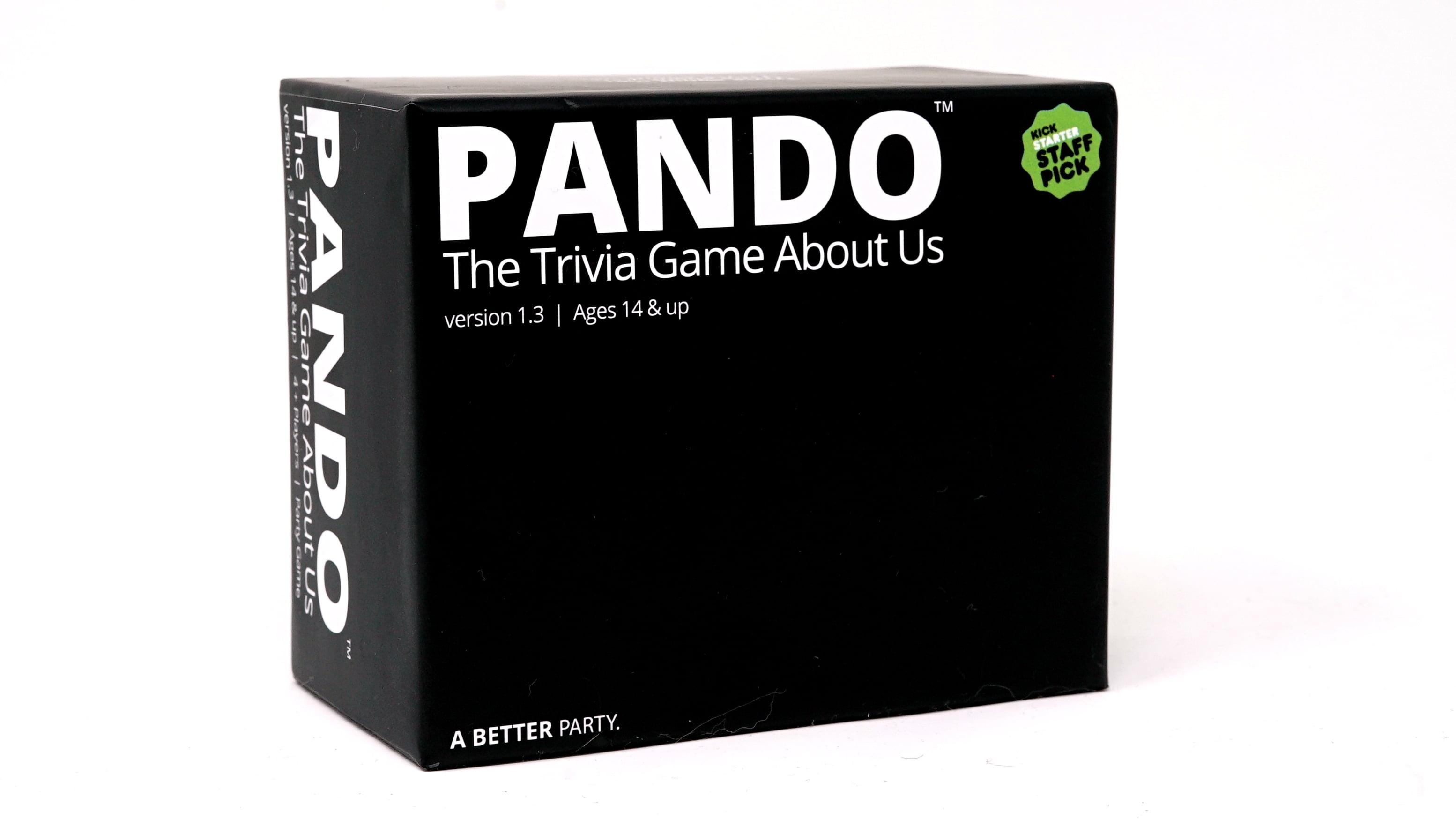 PANDO The Party Game Where You Try to Answer Trivia Questions About Your Friends or Family 
