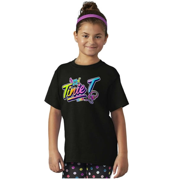 XOMG POP Tinie T Musical Beat Girls Kids T Shirt Tees Teen Brisco Brands L