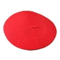 thumbnail image 1 of Ayyufe Women Fashion Beret Baggy Faux Wool Warm Winter Beanie Artist Hat Solid Color Cap, 1 of 1