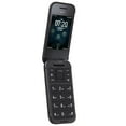 Straight Talk Nokia 2760 Flip, 4GB, Black Prepaid Phone
