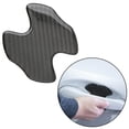 thumbnail image 4 of 4 protectores de fibra de carbono para manijas de puertas de coche, pegatinas antiarañazos Fibra de Carbono Negro, 4 of 9