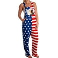 thumbnail image 5 of Blotona Womens Mens American Flag Overalls New 4th Of July Jumpsuit For Independence Day, 5 of 9
