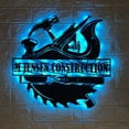 thumbnail image 3 of Handmadetneonsign Woodworking Metal Wall Art Light, Carpenter Metal Sign Wall Decor, Carpenter Metal Decor, 3 of 5