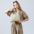 thumbnail image 2 of Bolsos de mano con cuentas de madera cruda para mujer, bolsos de playa de ciudad de diseñador de lujo, tendencia de moda 2024, bolso cruzado de hombro, 2 of 5