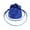 Blue, variant on Lady Hat Elagant Headwear Oversized Floral Headdress for Makeup Party Masquerades 1920s Cosplay