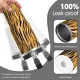 thumbnail image 2 of Leopard Print 30oz Handheld Travel Tumbler with Handle – Double Wall Stainless Steel Insulated Cup, Flip Straw Lid, Leak-Proof & BPA-Free for Hot and Cold Drinks – Durable Coffee & Juice Mug Black, 2 of 6