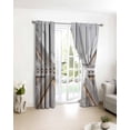 thumbnail image 3 of Retro Farms Blackout Curtains for Bedroom/Living Room, Thermal Insulated Kitchen Curtains, Farmhouses Vintage Cabin Barn Wood Plank Grommet Darkening Window Treatment Drapes 42"x84"x2, 3 of 8