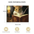 thumbnail image 2 of PIKWEEK Mouse Reading Book, Wall Decor Sticker Decal, Kids Room, Classroom, Home, Bedroom, Bookcase, Book Lover, of Mice and Men, Children, Adorable, (Mouse Reading Book), 2 of 5