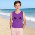 thumbnail image 3 of Camisola de Niños Pequeños 3-15 Años sin Mangas Tela Suave Impresión de Gradiente para la Fiesta de Boda de Pageant Casual, 3 of 6