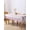 Pink, variant on Sage Green Stripe Table Cloth, Modern Simple Geometric White Striped Waterproof Tablecloth for Square Tables, Reusable Washable Fabric Table Cover for Restaurant Kitchen Dining Tables 60"x60"