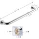 thumbnail image 2 of Brazo de ducha Barra de apoyo para baño Pasamanos de seguridad antideslizante Manija de pared para bañera Barras deslizantes para inodoro Latón cromado pulido (30 CM) JFHHH pequeña, 2 of 2