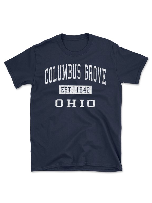 Columbus Grove Ohio Classic Established Men's Cotton T-Shirt