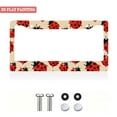 thumbnail image 2 of 1Pack License Plate Frames with Cute Ladybug Pattern Includes Screws & Caps Full Accessories Included Size 6.3x12.2inch(16x31cm), 2 of 8