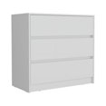 thumbnail image 3 of Nmkwnr 3 Drawer Dresser Cabinet for Home, Office, White, 3 of 4