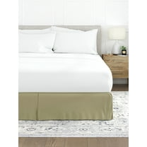 Comfort Canopy - Sage Pleated Bed Skirt Box Spring Frame Cover for California King Bedding