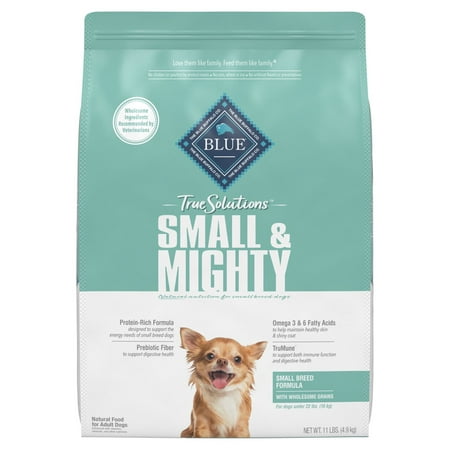 UPC: 0840243141302 | Blue Buffalo True Solutions Small & Mighty Small Breed Chicken Dry Dog Food for Adult Dogs Whole Grain 11 lb. Bag