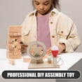 thumbnail image 4 of Wooden Hand Crank Generator for Kids Science Education DIY Assembly Toy 6.5x4.5 Inches, 4 of 9