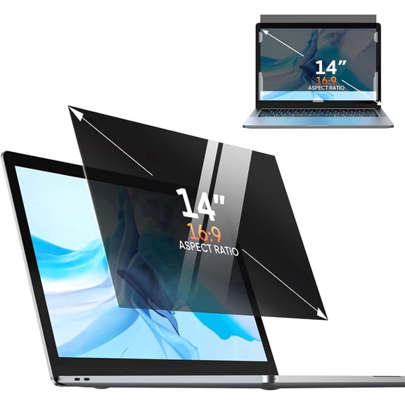 BROPGOD Reversible 14 Inch Laptop Computers Screen Privacy Filter