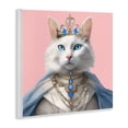 thumbnail image 4 of Stupell Industries Feline Princess with Crown Novelty & Humor Painting Unframed Art Print Wall Art, 12 x 12, 4 of 8