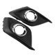 thumbnail image 1 of Exquisite 2Pcs Front Bumper Fog Light Grille Cover Chrome Trim for Axela 2014-2016, 1 of 5