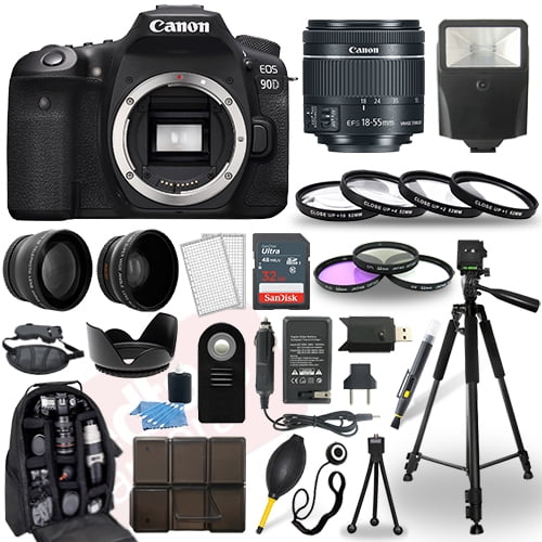 Canon EOS 90D DSLR + 18-55mm STM Lens, Digital Camera Kit with
