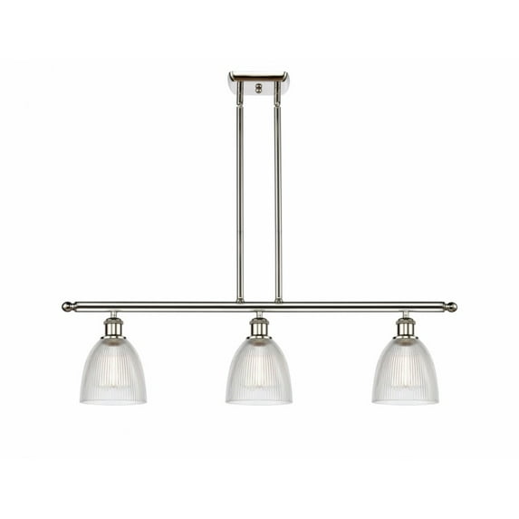Innovations 516-3I-PN-G382 Castile 3 Light Island Light part of the Ballston Collection, Polished Nickel