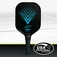 thumbnail image 6 of Franklin Sports Jet Pickleball Paddle - Aluminum 8mm Core Racket - Blue, 6 of 7