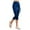Blue, variant on Performance Yoga Leggings for Women Moisture Wicking High Waisted Workout Pants with Color Block Design L Size Black