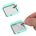 thumbnail image 3 of For Apple Watch SE (2022) 40mm / SE 40mm / 6 / 5 / 4 40mm Silicone Watch Strap + PC Watch Case with, 3 of 5